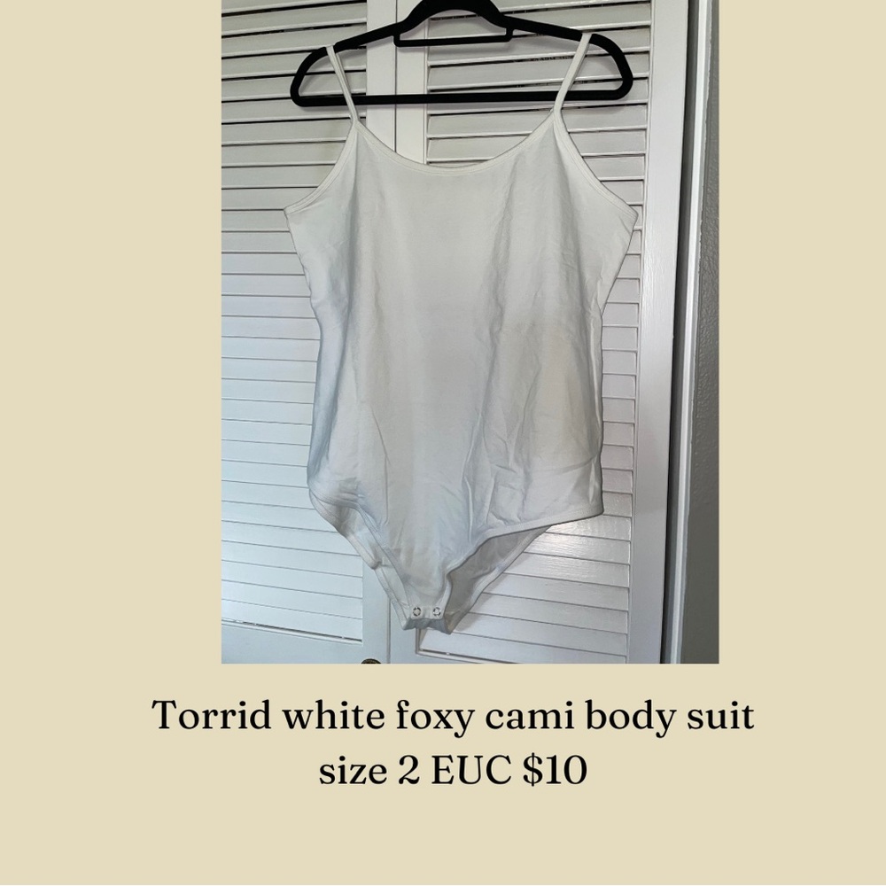 Torrid Cream Cami Bodysuit